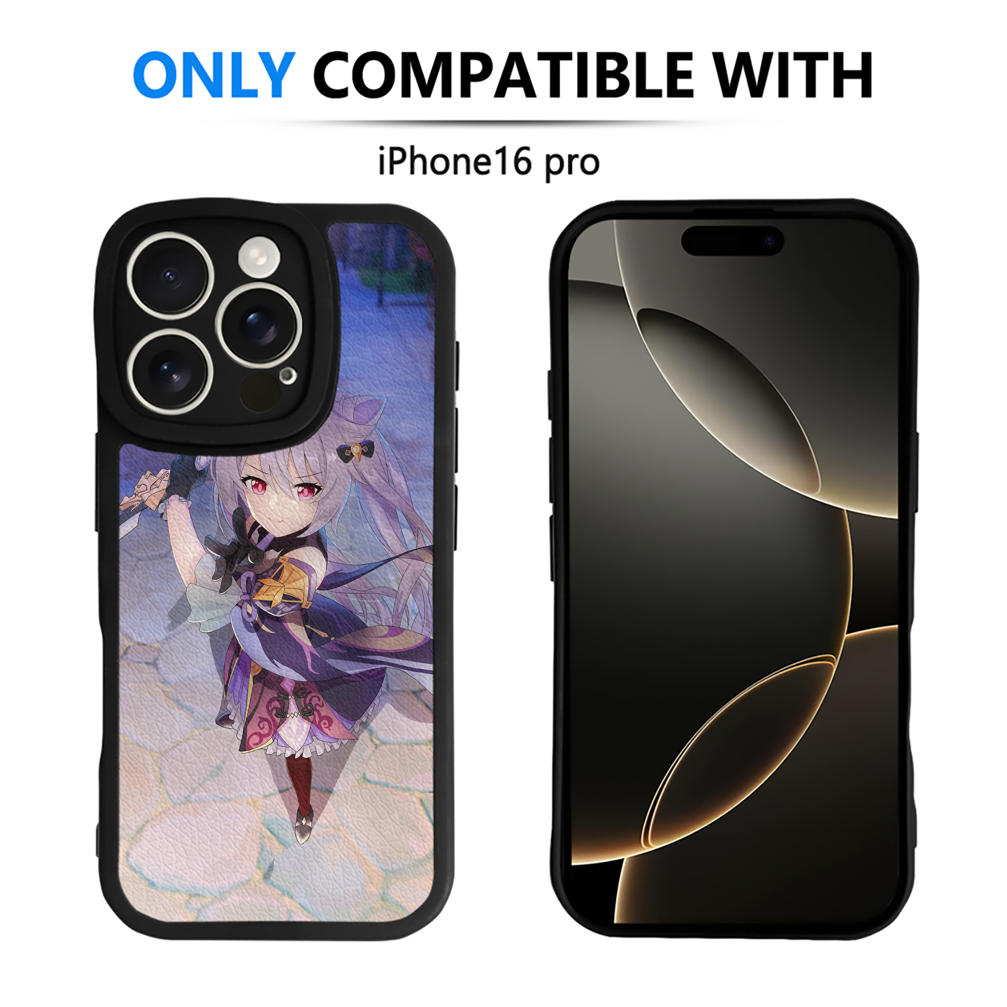 げんし神 genshin 【iPhone 16シリーズ対応】シリコンスマホケース（レザー調） 材質：シリコン